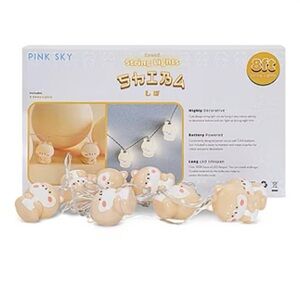 NWT Pink Sky Kawaii 8ft. Shiba Inu String Lights